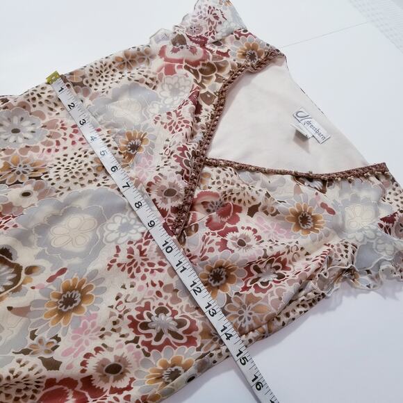 Y2K Metallic Stripes Midi Dress by Dressbarn - Picture 5 of 12